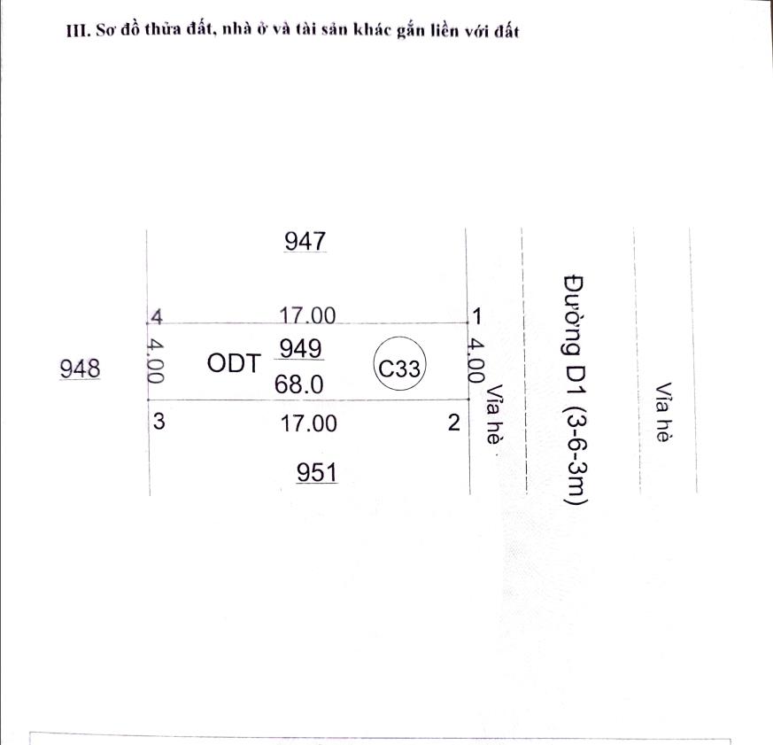 Chính chủ cần bán lô d1/d2 kdc lê phong an phú 2