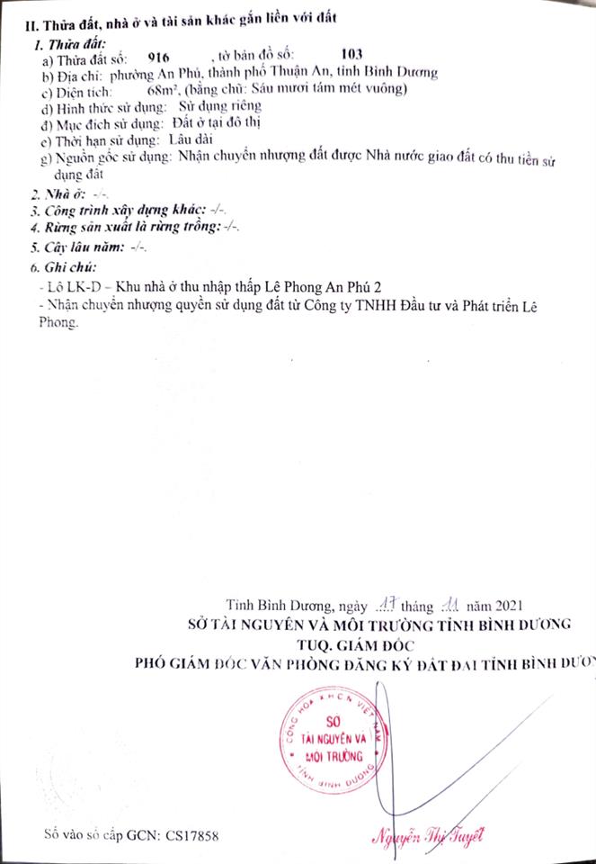 Chính chủ cần bán lô d1/d2 kdc lê phong an phú 2