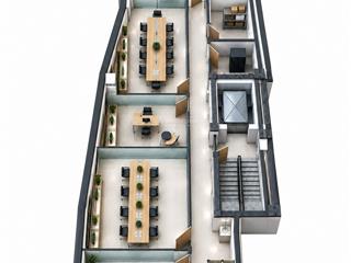 Văn phòng ngay ngã 4 hàng xanh  dt 210m2  fitout sẵn chỉ từ 10$
