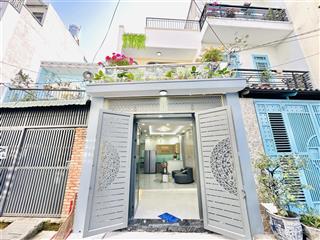 Nhà phố 4m x 13m 2 tầng 3pn (có pn tầng trệt) hẻm 6m đường tân thới hiệp 14 cách đường chỉ 10m