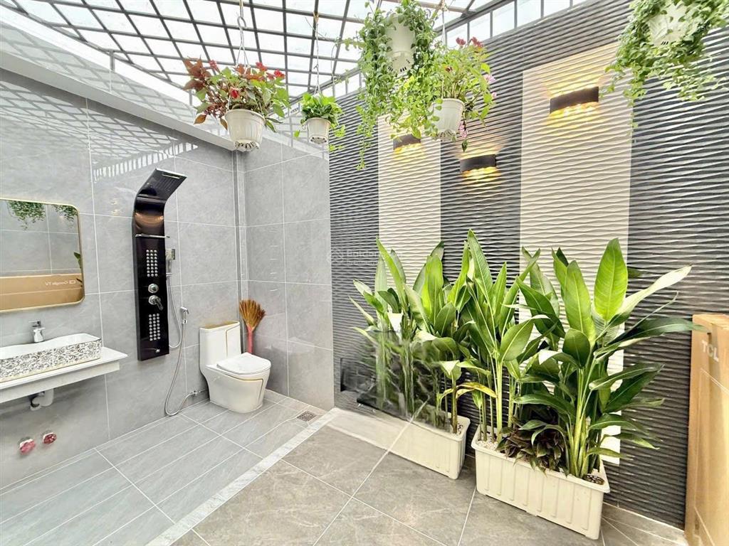 Bán 05 nhà phố 4m x 21m 4.5 tầng có thang máy, hẻm nhựa 8m thông đường lê thị riêng p.thới an