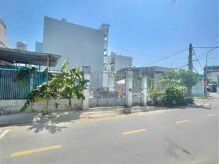 Bán lô đất dt 5.6m x 18m full thổ cư góc 2 mặt tiền đường trần thị hè p. hiệp thành  q12