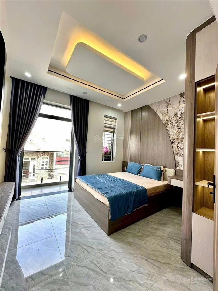 Hạ giá 600 triệu, nhà mặt tiền đường thạnh lộc 39 p. an phú đông dt 4m x 16m xây mới 4.5 tầng