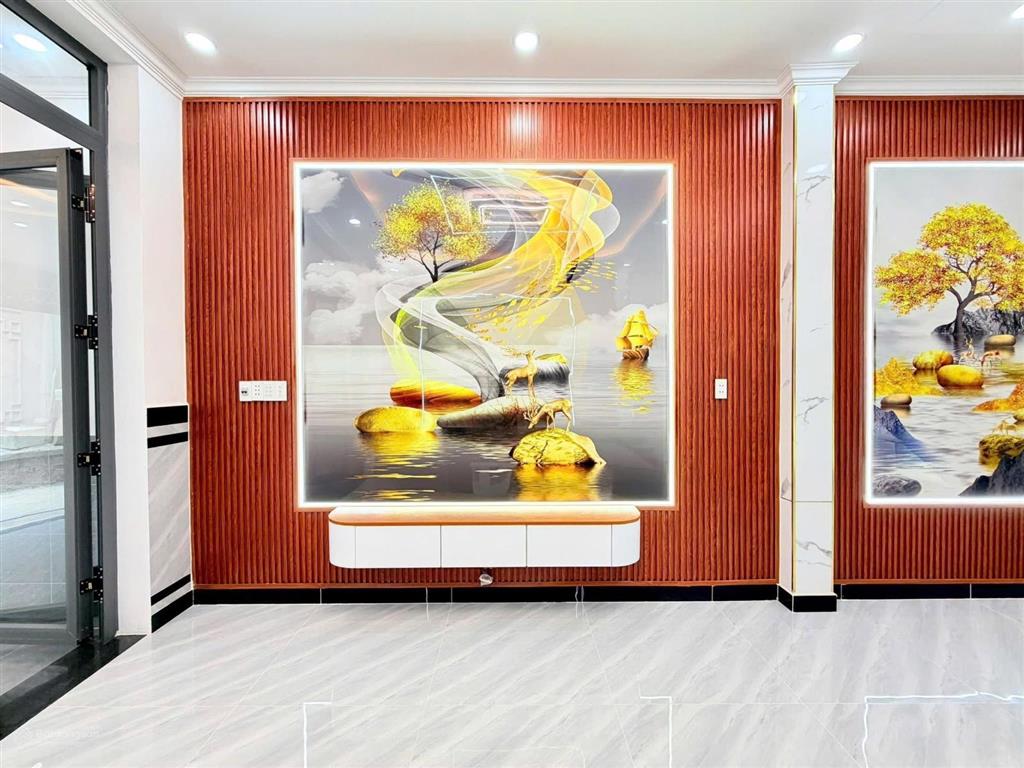 Nhà phố 4m x 16.5m 3 tầng full nội thất 1/ ngắn 20m ra đường tân thới hiệp 21 (đang mở rộng 30m)