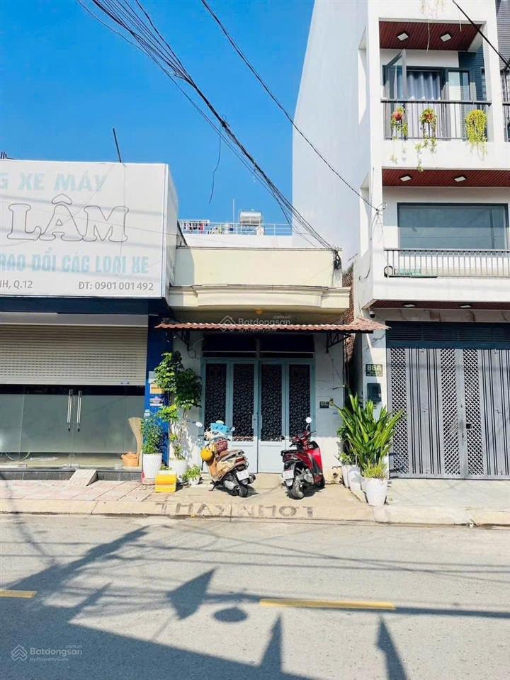 Chính chủ gửi bán nhanh nhà 4m x 20m cấp 4 có lửng mặt tiền đường trần thị hè giá chỉ 5.5 tỷ