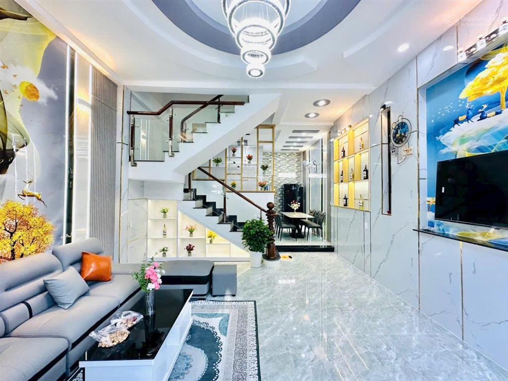 Chính chủ gửi bán gấp nhà 5mx11m 4 tầng full nội thất hẻm xe hơi thông 20m ra đường tân thơi hiệp 7