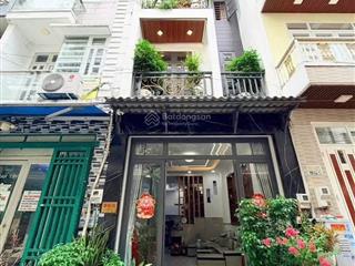 Bán nhà đẹp 4m x 13m 4 tầng 5pn 6wc hẻm 7m kdc đồng bộ 100 căn đường hiệp thành 13  q12