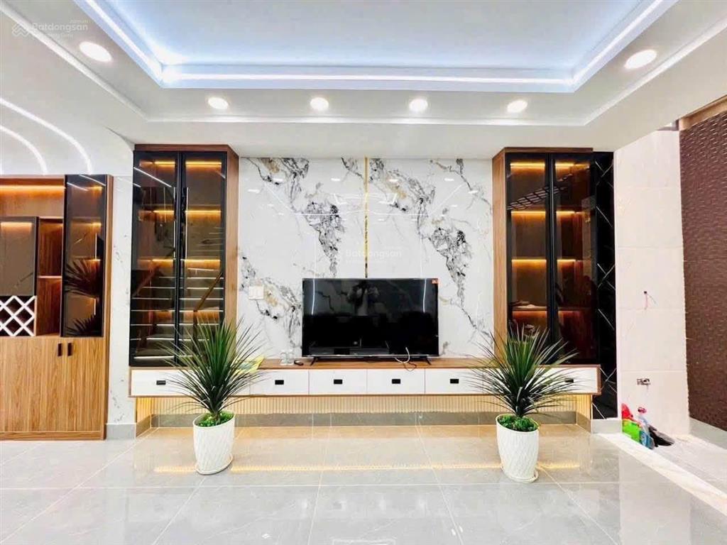 Bán nhà 4.1m x 13.08m xây mới 4.5 tầng full nội thất hẻm 8m thông kdc đồng bộ đường nguyễn ảnh thủ