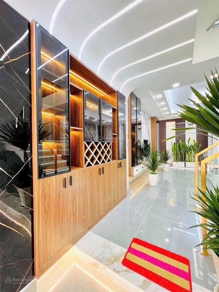 Bán nhà 4.1m x 13.08m xây mới 4.5 tầng full nội thất hẻm 8m thông kdc đồng bộ đường nguyễn ảnh thủ