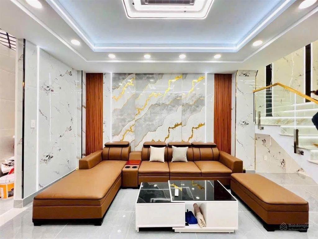 Bán nhà 4.1m x 13.08m xây mới 4.5 tầng full nội thất hẻm 8m thông kdc đồng bộ đường nguyễn ảnh thủ