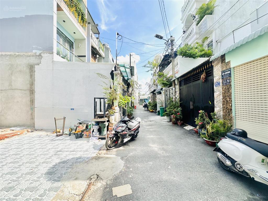 Lô đất 4m x 18,5m cn 74,7m2 vị trí đẹp 1/ ngắn hẻm 5m đường thới an 22 p. thới an  q12