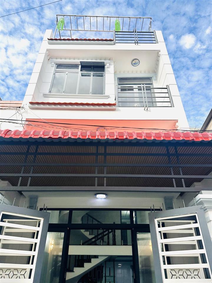 Giảm 300 triệu nhà phố 4,5m x 17m xây 3,5 tầng đường trung mỹ tây 19, phường trung mỹ tây  quận 12
