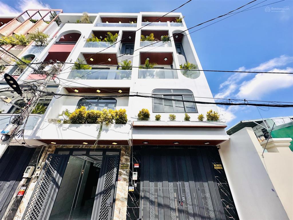 Giảm 800 triệu, bán cặp nhà 4,2m x 20m xây mới 4.5 tầng có ô chờ thang máy hẻm thông thạnh xuân 25