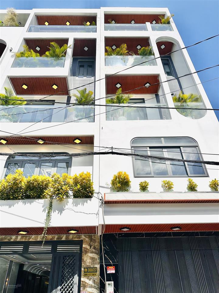 Giảm 800 triệu, bán cặp nhà 4,2m x 20m xây mới 4.5 tầng có ô chờ thang máy hẻm thông thạnh xuân 25