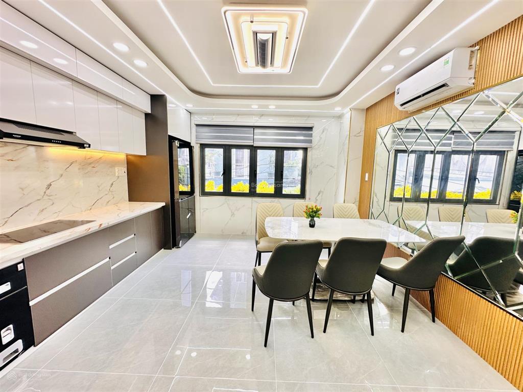 Giảm 800 triệu, bán cặp nhà 4,2m x 20m xây mới 4.5 tầng có ô chờ thang máy hẻm thông thạnh xuân 25