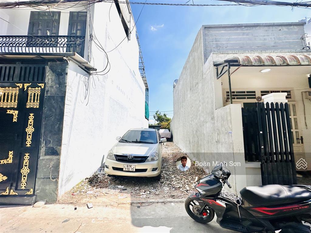 Bán đất 4m x 20m cn 80m2, vị trí 2 mặt tiền hẻm trước sau đường huỳnh thị hai p. tân chánh hiệp q12