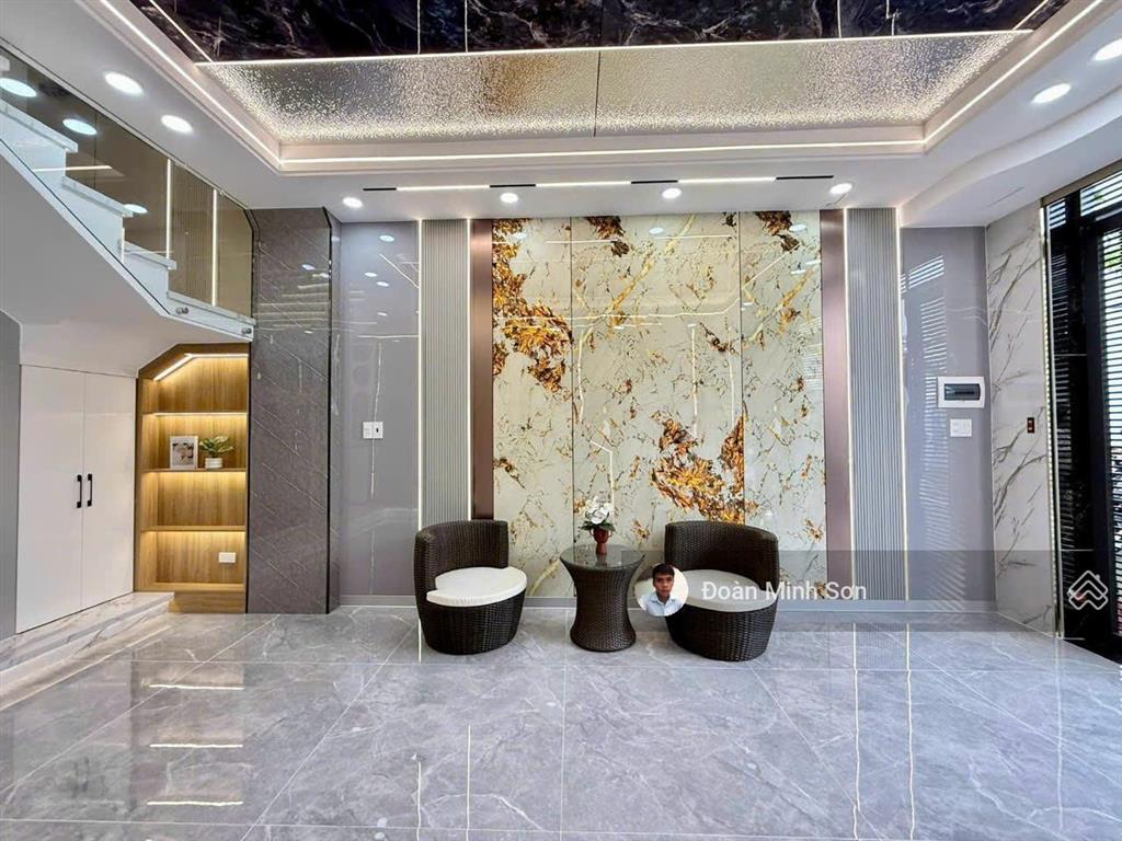 Giảm 450tr bán nhà phố 4m x 19m xây mới 5 tầng có thang máy mặt tiền đường thới an 12 giá 8,45 tỷ