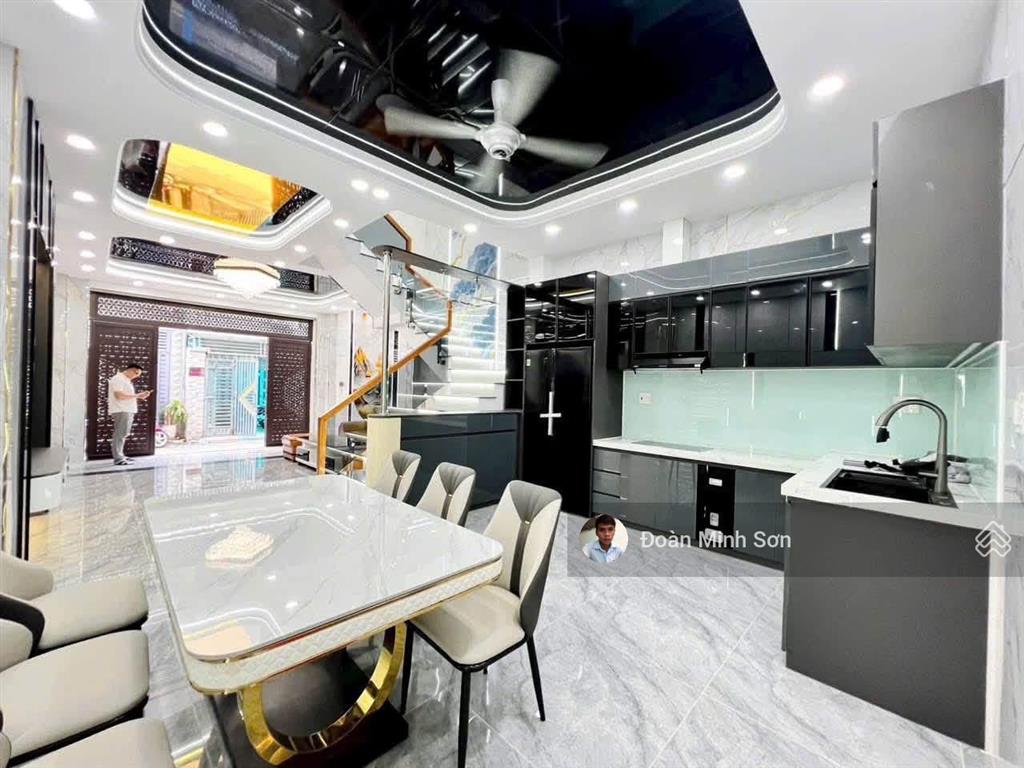 Giảm 500 triệu, nhà phố 5m x 13m 4 tầng hẻm nhựa đường nguyễn thị kiểu p. tân thới hiệp q12