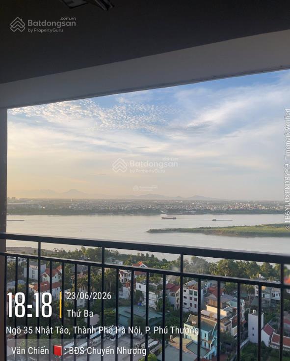 Cho thuê ch 2pn, 80m2 giá 11tr/tháng tại tây hồ riverview, ban công view sông hồng
