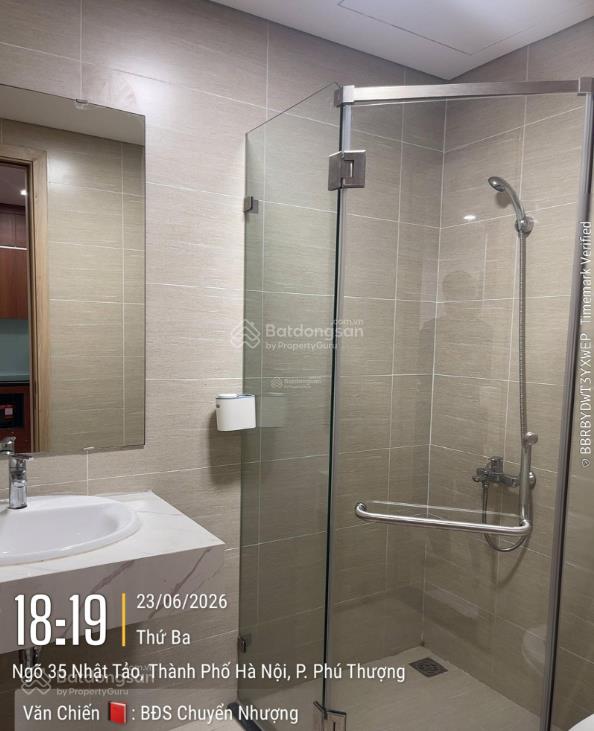 Cho thuê ch 2pn, 80m2 giá 11tr/tháng tại tây hồ riverview, ban công view sông hồng