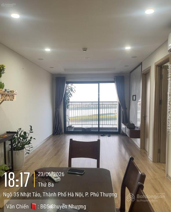 Cho thuê ch 2pn, 80m2 giá 11tr/tháng tại tây hồ riverview, ban công view sông hồng