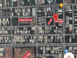 Bán đất nền mặt tiền "view công viên" xây dựng tự do đường d6 (12m). dt 90m2 (5x18) giá 2 tỷ 600 tr