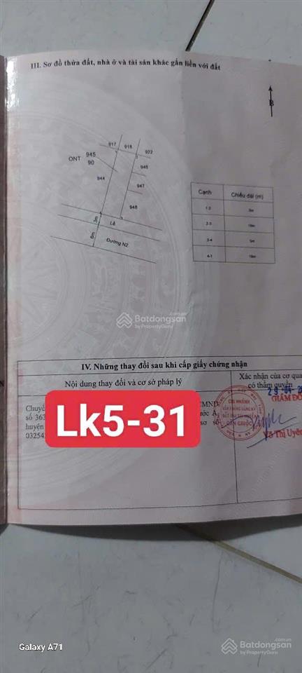 Bán đất nền "mặt tiền view trường học nhân lễ" đường n2(12m) giá 2 ty 600tr. dt 90m2(5x18)