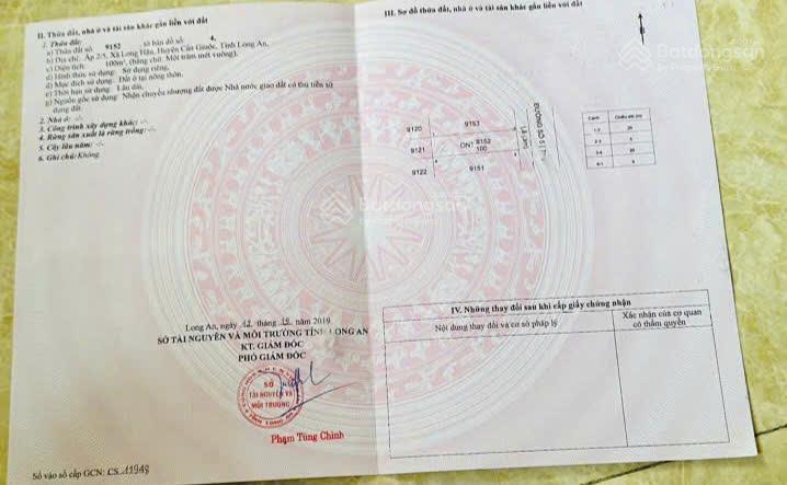 Bán đất 100m2(5x20) đường số 5 cách trung tâm thương mại chỉ 300m giá 2 ty 600 tr nền sạch đẹp