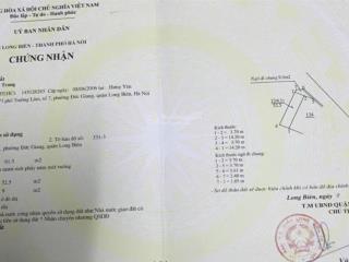 Đất thổ cư chính chủ. kt 3.7 x 14.2m. diện tích thực hơn 60m2.