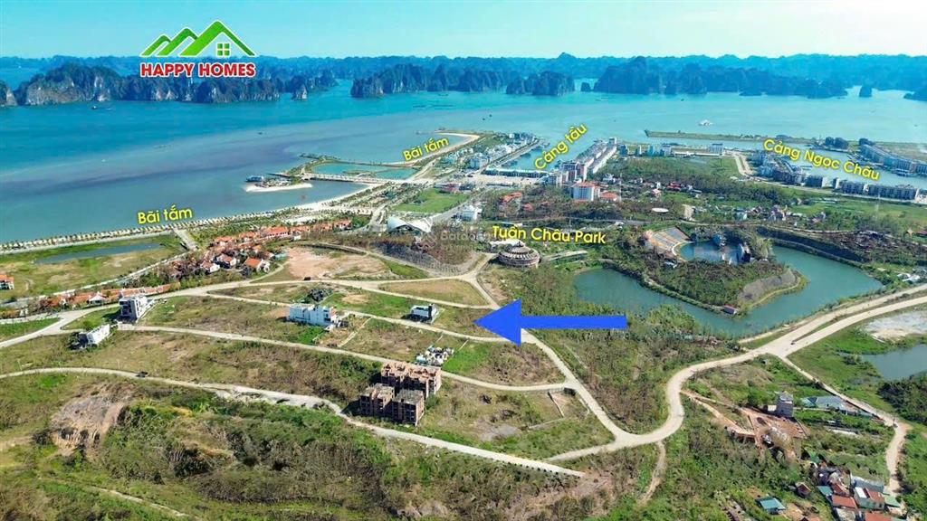 Đất biệt thự đồi tuần châu giáp hạ long xanh view biển giá 2x/m2