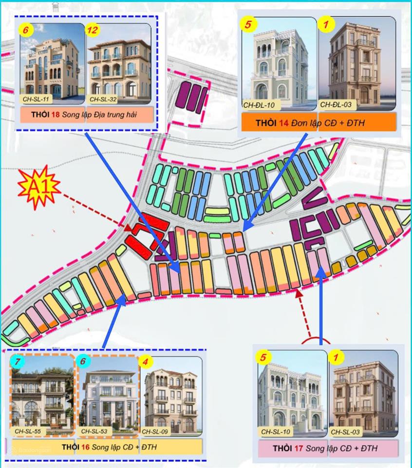 Tư vấn chi tiết chọn căn chi tiết theo dãy, theo view và kiến trúc từng dãy  0976 758 ***