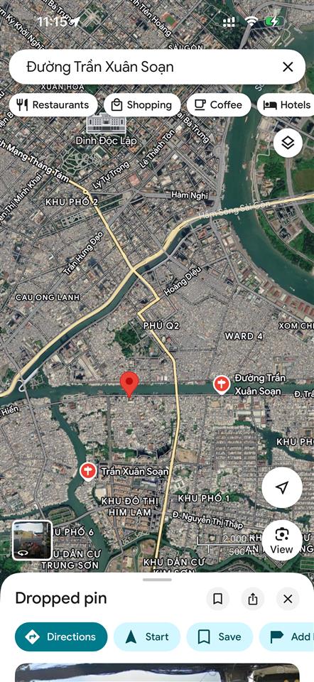 Bán gấp đất mặt tiền trần xuân soạn, phường tân hưng, 539m2, giá chỉ 90 tỷ