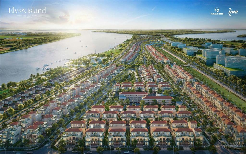 Suất ngoại giao  mặt tiền sông sài gòn  biệt thự đơn lập elyse island, dt 20x22.5m, chỉ 59.5tỷ