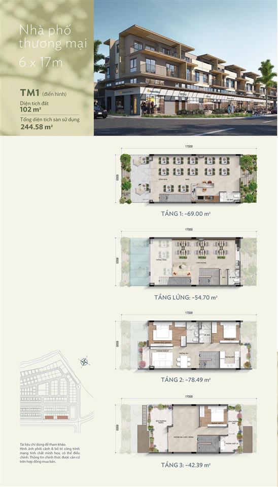 Shophouse rivera nagomi vừa ở vừa kinh doanh, giá chỉ 7,9 tỷ lợi thế kinh doanh cực lớn