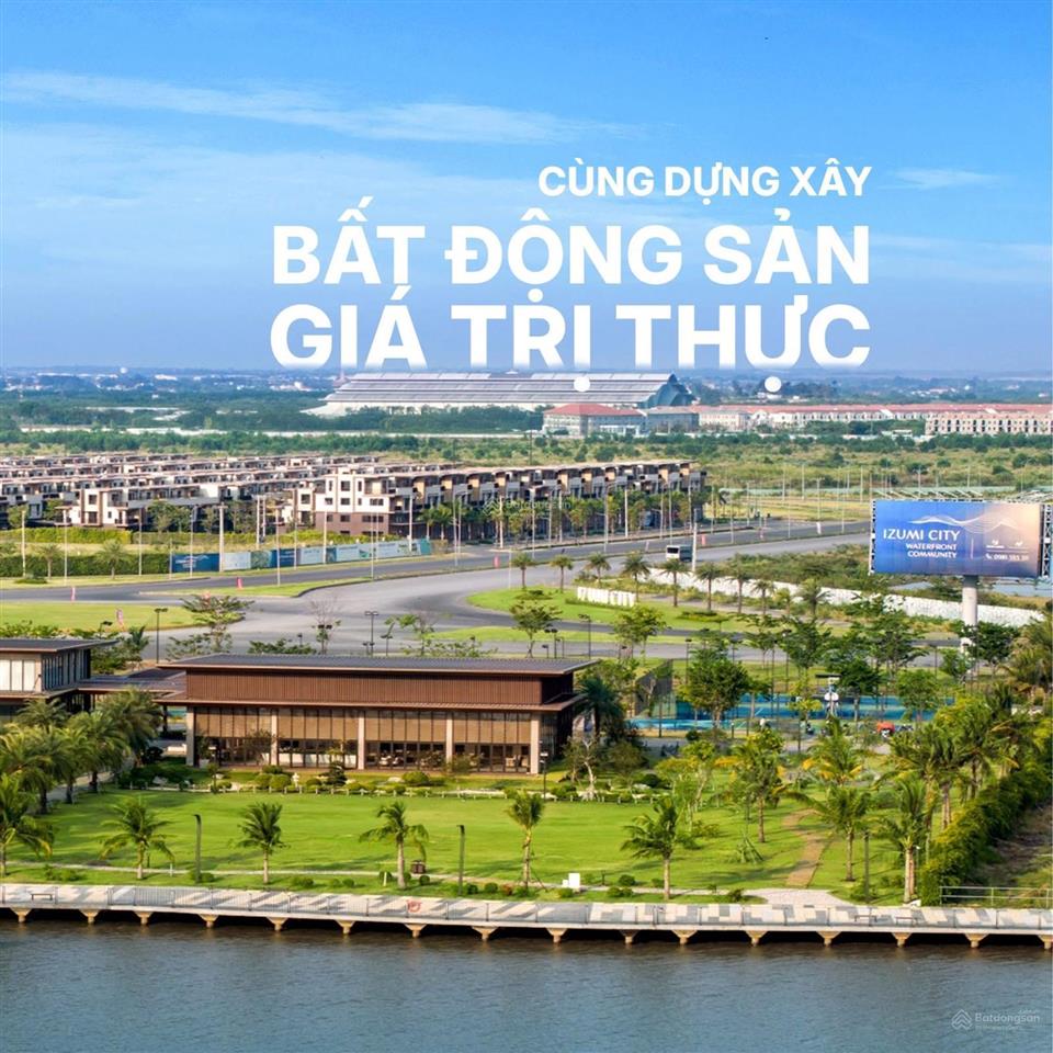 Chỉ 49tr/m2  nhà phố vườn 3 tầng izumi city, sân vườn, gara ô tô ngay trong nhà, sổ hồng sẵn sàng