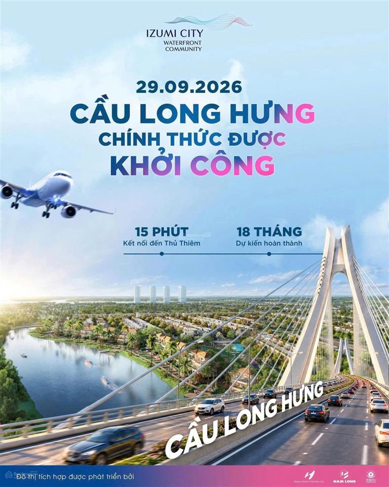 Chỉ 49tr/m2  nhà phố vườn 3 tầng izumi city, sân vườn, gara ô tô ngay trong nhà, sổ hồng sẵn sàng