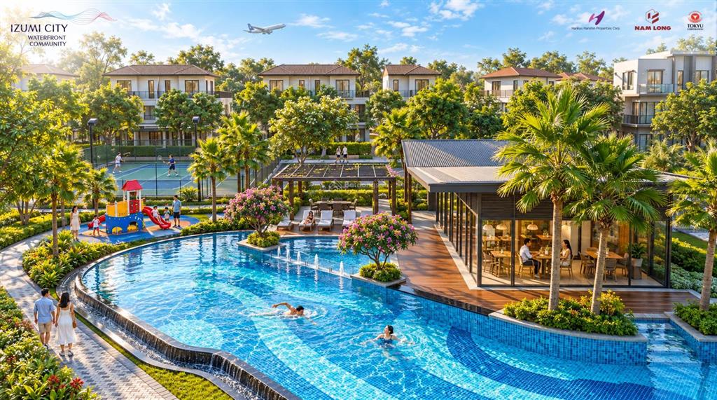 Chỉ 49tr/m2  nhà phố vườn 3 tầng izumi city, sân vườn, gara ô tô ngay trong nhà, sổ hồng sẵn sàng