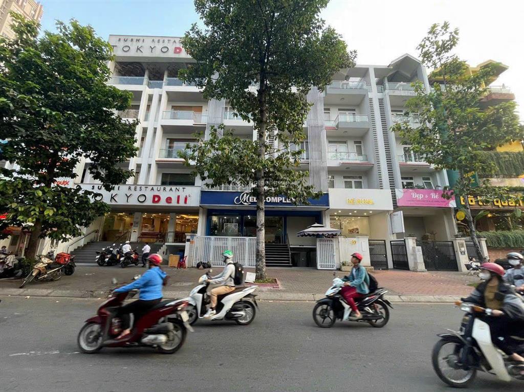 Bán cặp nhà hầm 5 tầng đường 25m khu him lam quận 7, dt 10x20m hợp khối có thang máy giá 80 tỷ