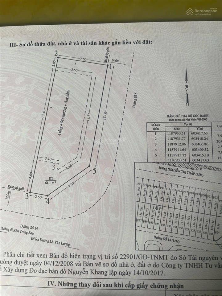 Bán biệt thự 4 tầng căn góc khu him lam giá 53 tỷ