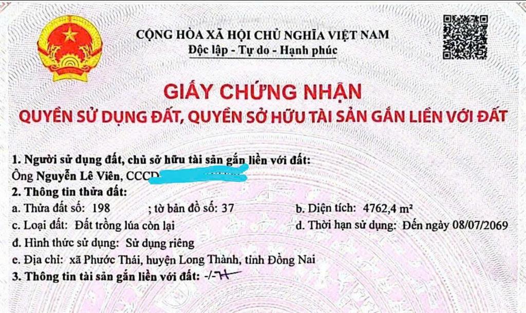 Bán đất gần vòng xoay cao tốc bến lức long thành  quốc lộ 51, đồng nai