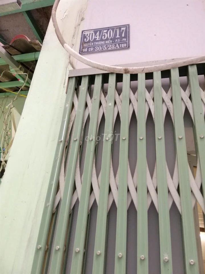 Bán nhà 1 Trệt 2 lầu, 15m², quận Phú Nhuận (P. Đức Nhuận), hẻm ba gác