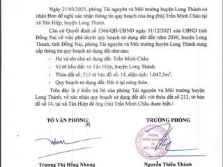 Tôi là chính chủ bán 1200m2 đất (29mx42m), giá 3tỷ6, sổ hồng riêng xã tân hiệp, long thành, đn