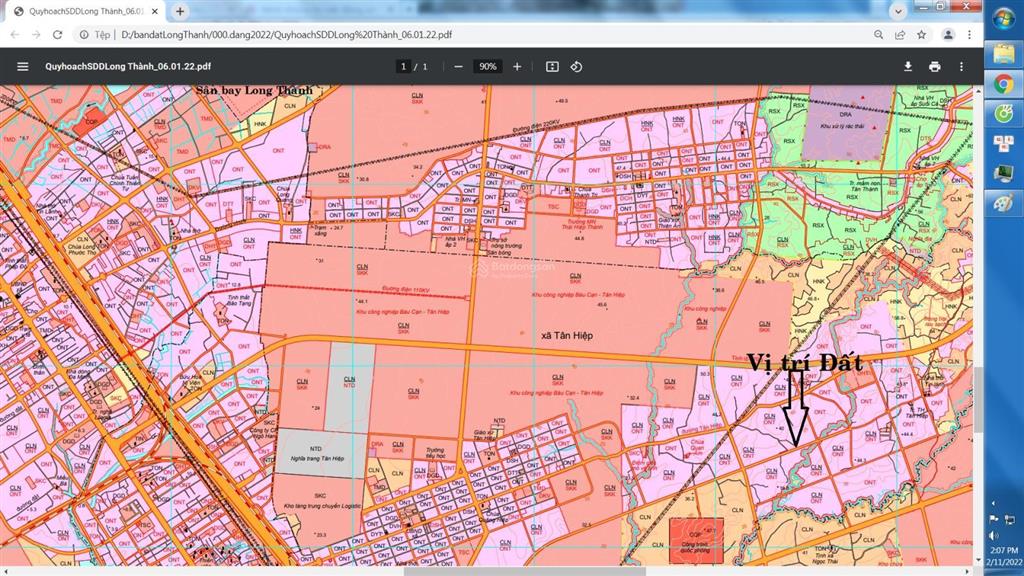 Tôi là chính chủ bán 1200m2 đất (29mx42m), giá 3tỷ6, sổ hồng riêng xã tân hiệp, long thành, đn