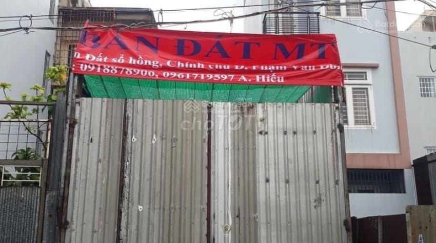 Bán nhà mặt tiền phạm văn đồng, phường bình lợi trung, bình thạnh 65m2 ngang 4m
