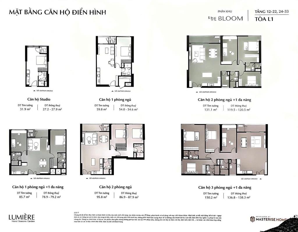 Quỹ căn 14 pn hanoi seasons garden booking đợt 1 nhận csbh tốt nhất,vay 70% htls 0% đến q2/2029