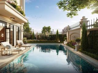 Biệt thự đơn lập 400m2 view sân golf long biên sẵn sổ đỏ khu compound