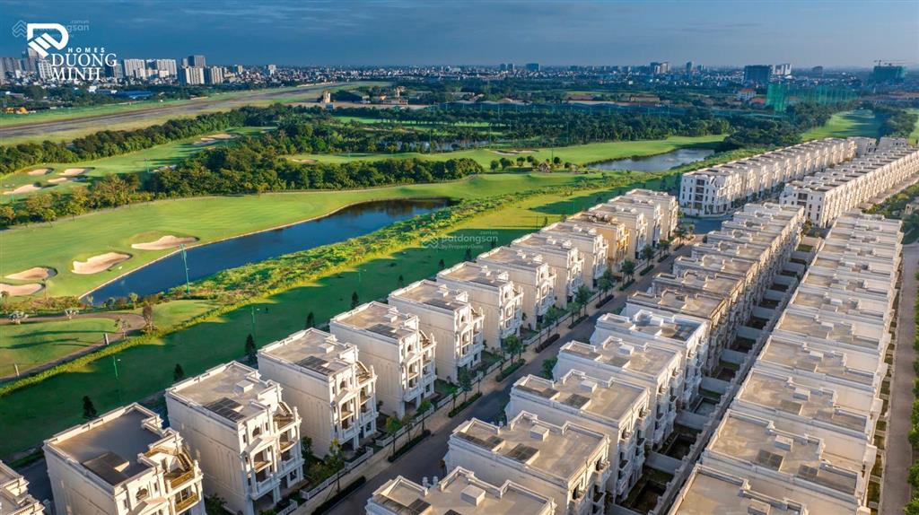 Bán dinh thự view sân golf long biên bàn giao hầm dt lớn sẵn sổ đỏ khu khép kín tại himlam lb