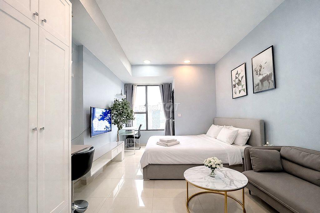 Cho thuê dài hạn Studio River Gate Quận 4, 30m², đủ nội thất, 15tr