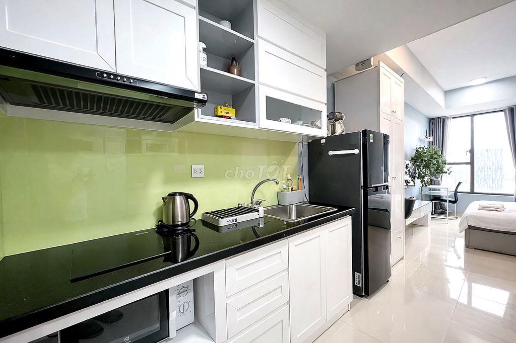 Cho thuê dài hạn Studio River Gate Quận 4, 30m², đủ nội thất, 15tr