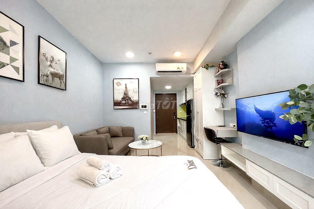 Cho thuê dài hạn Studio River Gate Quận 4, 30m², đủ nội thất, 15tr